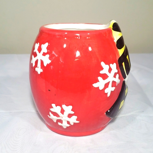 Vintage  Snowman Mugs Set Pal  Collectible Ceramic Cups In Box - Picture 3 of 13